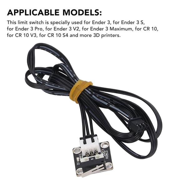 Flammehemmende 3-Pin Endestopp Brytermodul for Ender 3D-skriver (5 stk)