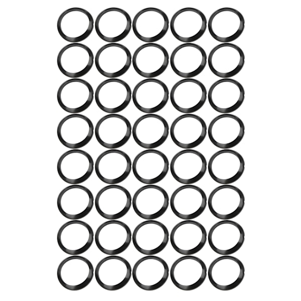 40 stk. silikone vikle tjek dekorationsring trim adapter til fiskestang byggedele21MM