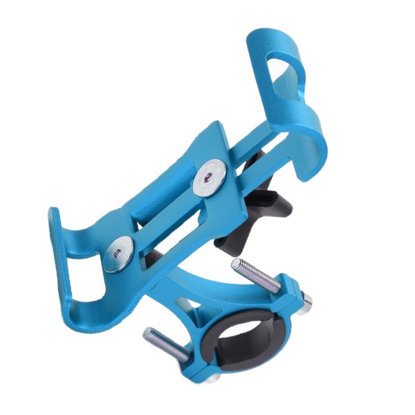 Sykkelroterende telefonholder 360° roterbart sykkelstyrestøttebrakett for 3,5–6,5 tommer SmartphoneBlue