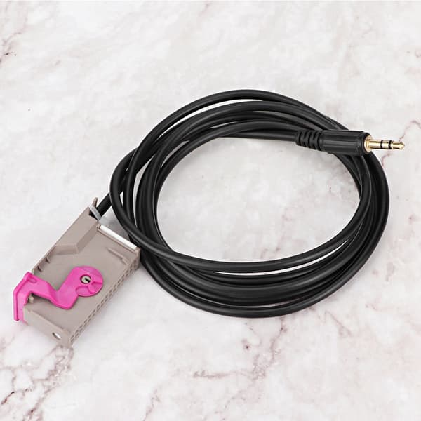Aux 3.5mm Audio Jack 32-pin kabel for Audi A3 A4 A6 A8 TT RNS-E Navigasjon