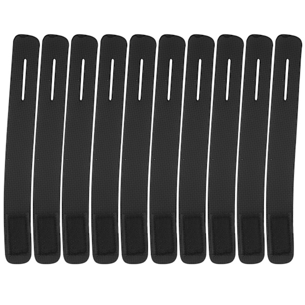 10 stk sett fiskestang bindebånd Anti-slip stang festebånd Stang wrap holder tilbehør