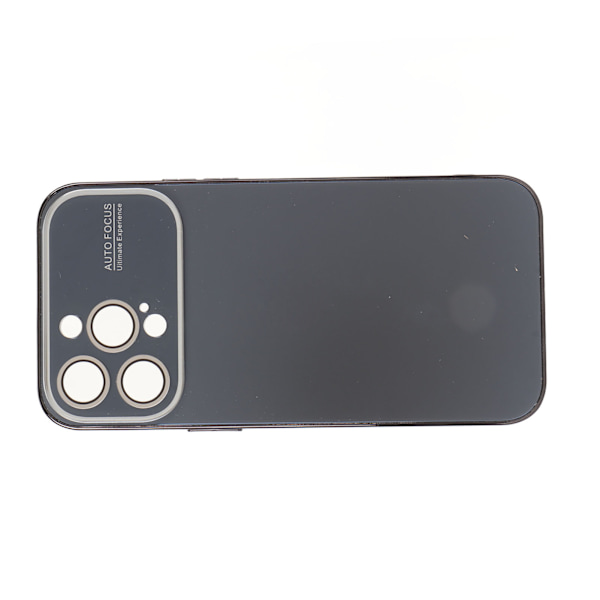 Galvaniserat telefonskal Stort fönsterlinskamera Skydd Stötsäkert telefonskydd Anti-Scratch Svart för IPhone 14 Pro