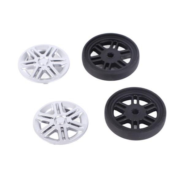 4 Set Resväska Reparationshjul med Skydd PVC Hjul Rullar Ersättning Bagagevagn