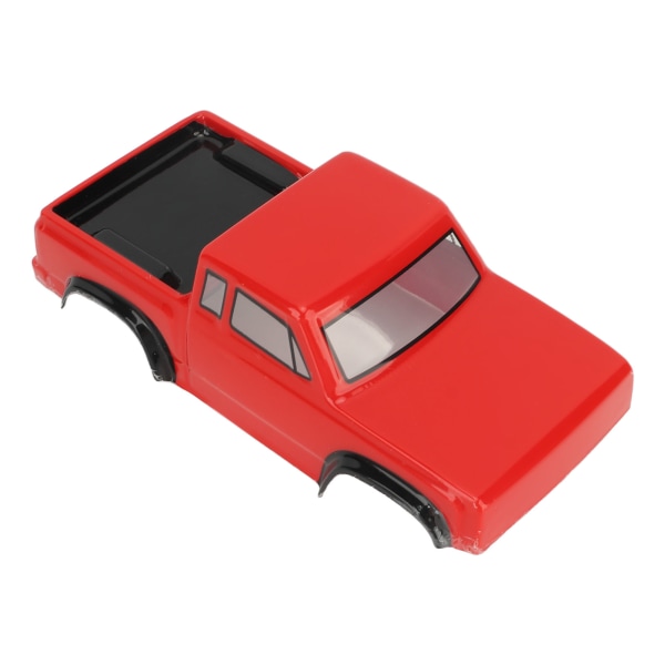 RC Car Karosseri Plast 125 mm Akselavstand Car Shell Utsøkt RC Car Shell Truck Body Accessory for Axial SCX24 1/24 Red