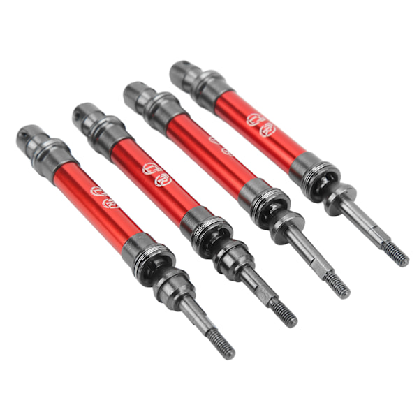 RC Etu- ja Takavetoakselin Parannusosa Metalli CVD Vaihteistoakseli TRAXXAS SLASH 1/10 RC-autoille Punainen