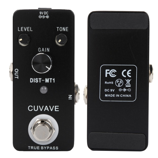 Distortion-MT1 Full Metal Shell Distortion elektrisk gitareffektpedal True Bypass