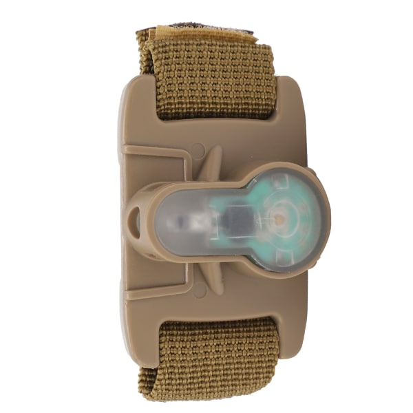Outdoor Mini Survival Light IPX8 Vedenpitävä turvamerkkilamppu vyöllä laukkuilleMud Color Base Purple Light
