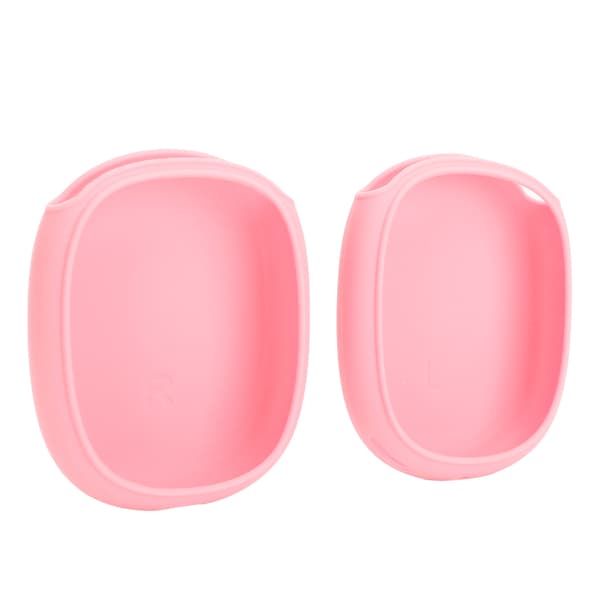 Silikon Bluetooth Headsetfodral Dammtätt Stötsäkert Skyddsfodral för IOS Earphone Max Rosa