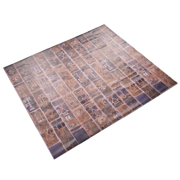 6 kpl 100x18cm 3D-portaan tarra kivi tiilikuvio itseliimautuva tarra DIY seinätarra kodin sisustukseen