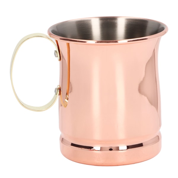 400 ml rustfritt stål cocktailkrus, rustforebygging, barutstyr til hjem, kontor, skole, bar, roségull