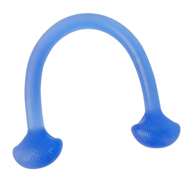 Silikon Pull Rope med Ett Ord, Elastisk, Multifunksjonell, Justerbar, 10lbs Strekkfasthet, Brystekspander, Strekkstropp, Blå