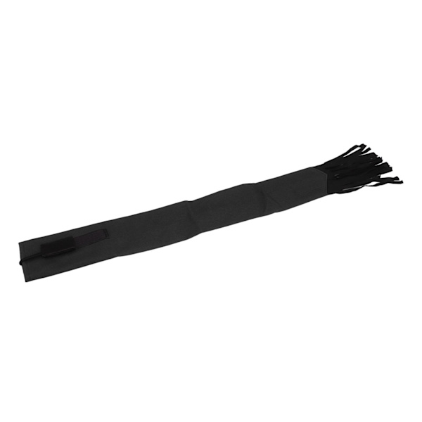 Hästsvansväska Hästsvansskydd Non Woven-tyg Hästsvansskydd Anti-Bite Anti-Smuts Hästvårdsartiklar med Fransar Svart