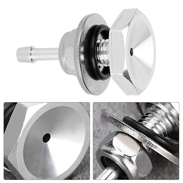 Bil Universal Turbolader Silikone Boost Rør Slange Nippel Turbo Vakuum VAC Måler Fitting TDI
