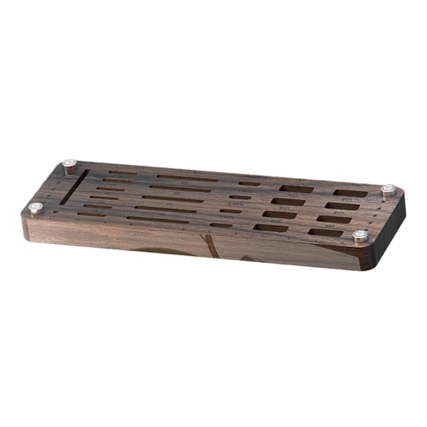 SDTF Oppbevaringsboks i tre Minnekort CF Organizer Skrivebord Oppbevaringsboks Simkort Pin U Disk Display Holder