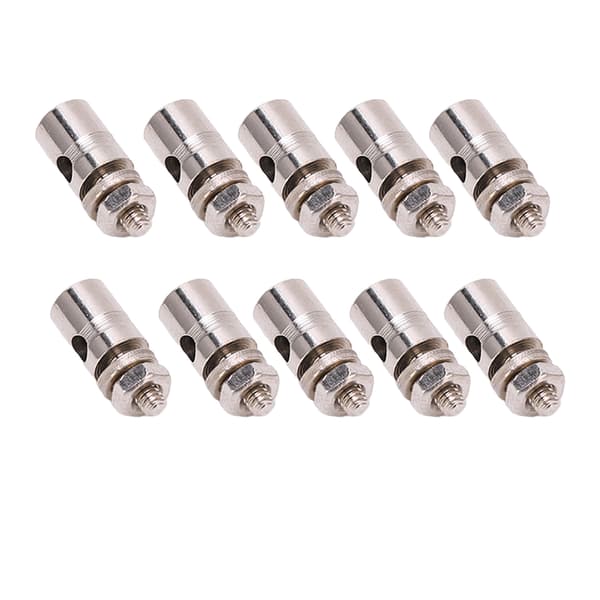 10 stk. RC 1,8 mm Pushrod Connector Linkage Stoppers til RC Model Fly DIY Dele