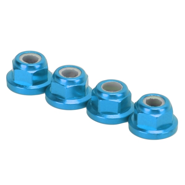 4 KPL RC Mutterit Alumiiniseos Lukkomutterit Varaosat TRAXXAS UDR 1/7RC Autolle Sininen