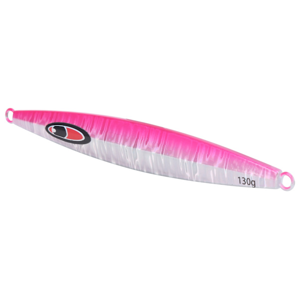 Luminous Lures Raskt Synkende Jernplate Fiskeagn 3D Øyne Agnet Dyphavs Fiskeagn Rosa