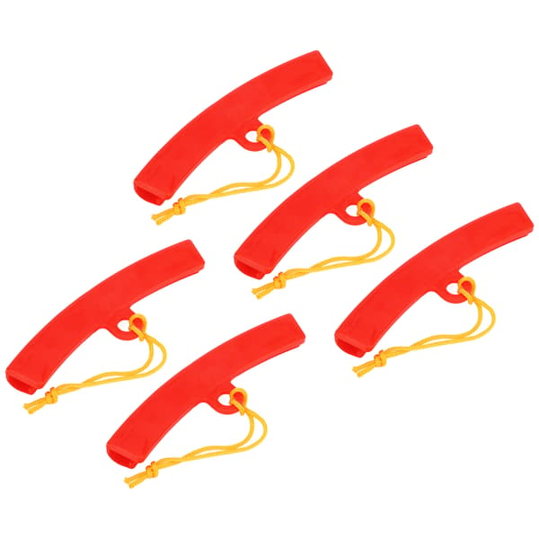 5 st Röda Gummidäck Fälgskydd Hjulväxlare Skydd Kantsparverktyg