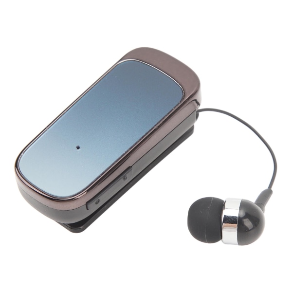 Uttrekkbare trådløse hodetelefoner Bluetooth5.2-hodetelefoner med klips på ørepluggen Komfortabelt hodesett for utendørs sportskjøring Gradient Blå