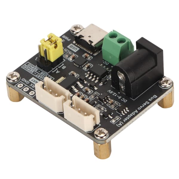 Busservodriverkort 9 til 12,6V inngang UART 5,5x2,1mm DC plassbesparende busservoadapter for ST SC-serien
