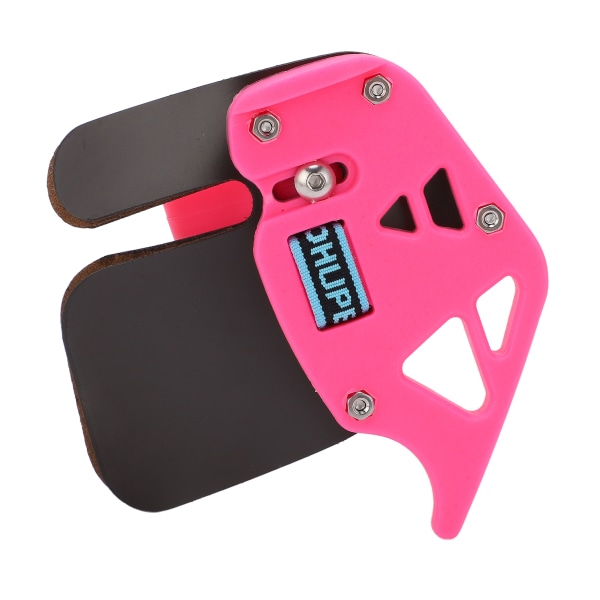 Bueskydning Finger Tab Skydetabs Dobbelt Lag Læder Tabs Beskyttelsesudstyr til Recurve Bue Rose