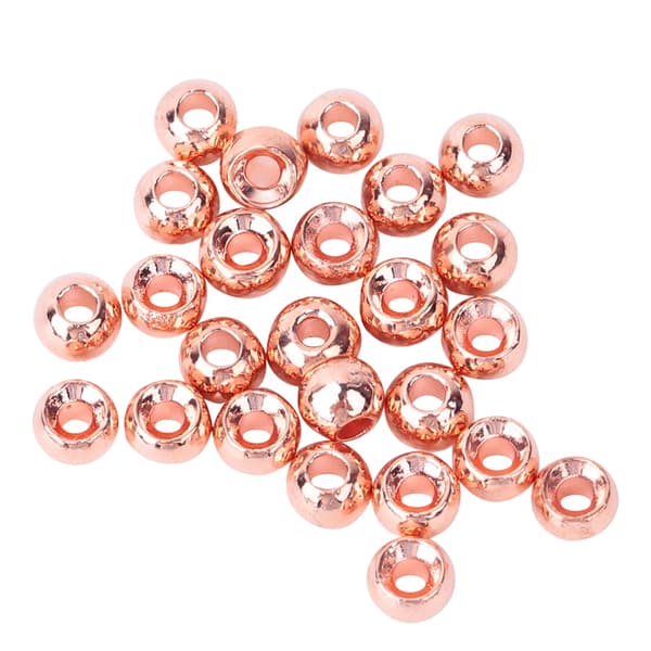 25 st slitsade volfram flugbindningspärlor jiggkrokar fisketillbehör (3,8 mm)