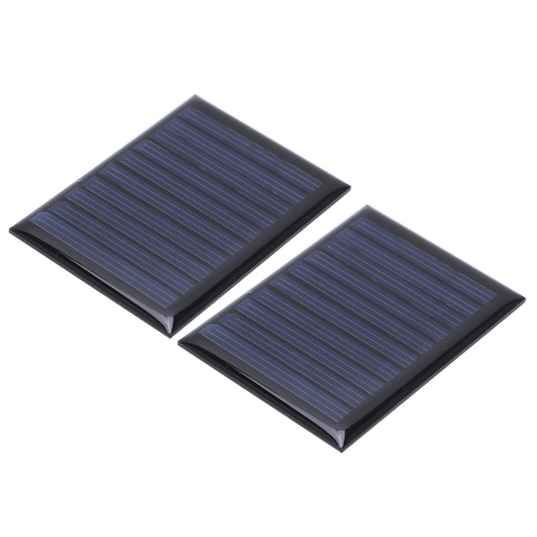 2 STK 5V 50mA Solenergi Epoxy Modul Board Mini Solar Polysilisium Panel 60x44mm