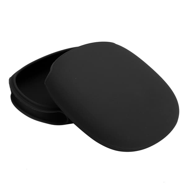 Silikon Bluetooth Headsetfodral Dammtätt Stötsäkert Skyddsfodral för IOS Earphone Max Svart