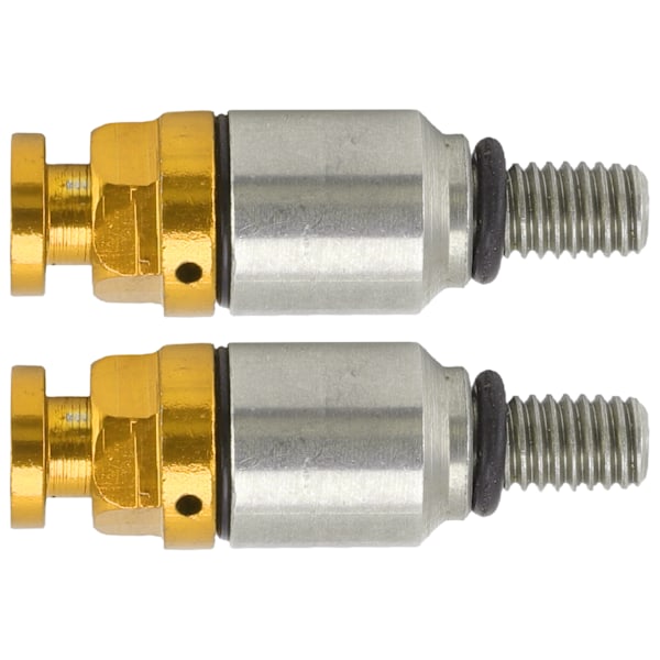 2 stk. M5x0.8 Aluminium Legering Gaffel Luftudlufter Trykaflastningsventil Udskiftning til CRF150R CR125R CR250R CRF250R Gul