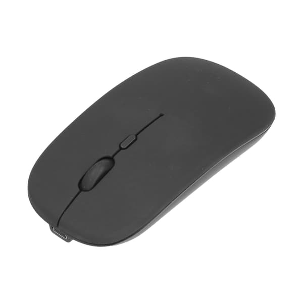 Trådløs Mus Genopladelig DualMode 2.4G Ergonomisk Lydløs Optisk Computer Tilbehør (Sort)