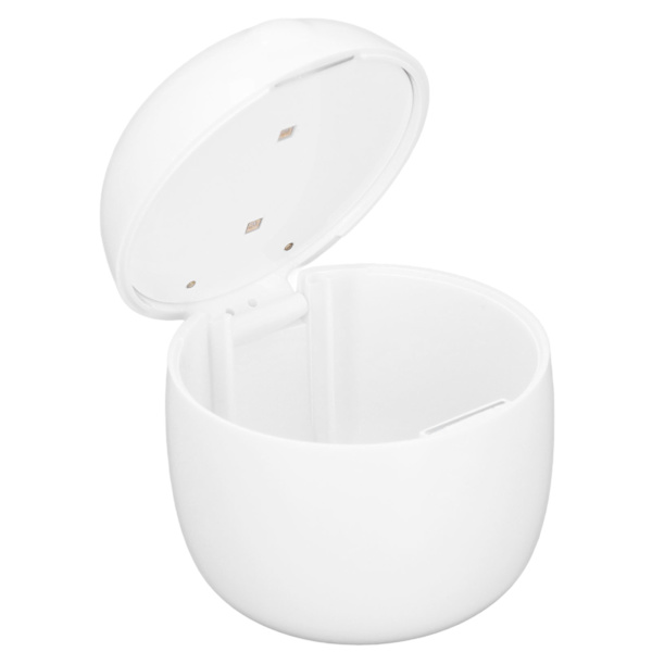 UV-sterilisator for smokker med 2 lysdioder, lang standbytid, USB-oppladbar, hvit