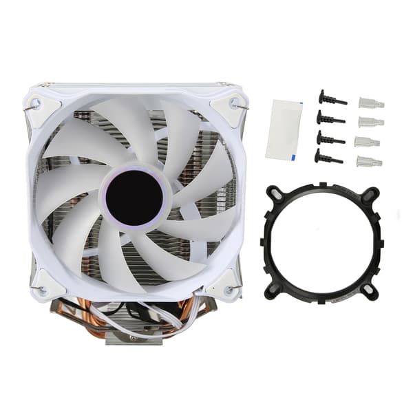 ARGB CPU Luftkøler AGHP 4 Kobber Varmerør Hydraulisk 120mm CPU Radiator til AMD AM4 AM5 til Intel 1700 1150 1155 1151