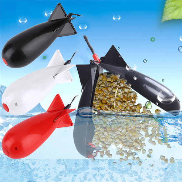 Fiske Liten hållare Spod Bomb Fiskeredskapsmatare Flytbeteshållare Matare redskap Verktygstillbehör