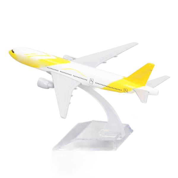 Legeringsfly Dekorationsmodel Høj Stimulerende Flysamling Model med Baseholder