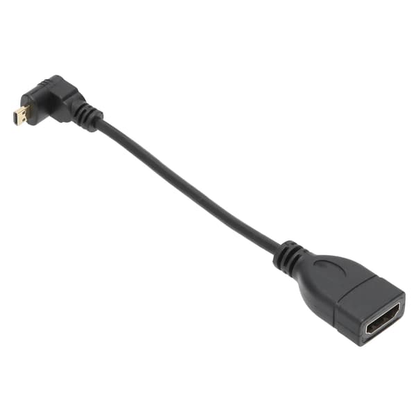 HDMI til Mini HDMI-kabel 90 Grader Lyd Datamaskin