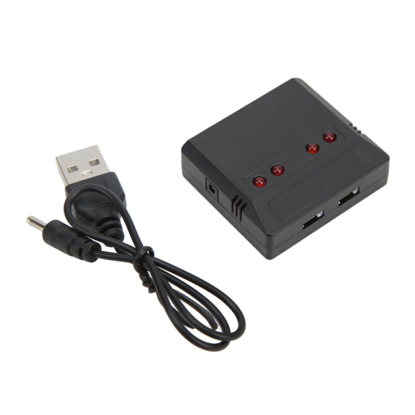 3.7v Lithium Batterioplader JST Stik 4 i 1 Batterioplader til 4 Akset Flymodel
