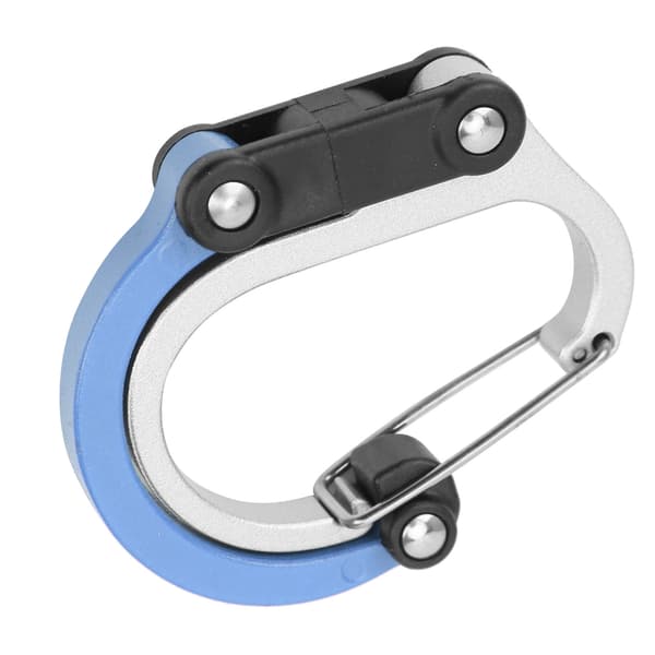 Utomhus Aluminiumlegering Karbinhake Clip och Krok Mini för Resor/Bagage/Små Väskor Blå