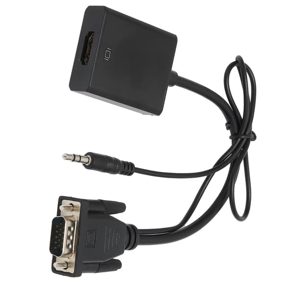 VGA til HDMI Audio Converter Signal Adapter