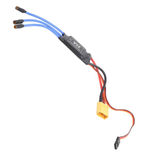 30A Børsteløs ESC XT60 Elektronisk Hastighetskontroller for RC Fjernkontroll Drone Helikopter FPV