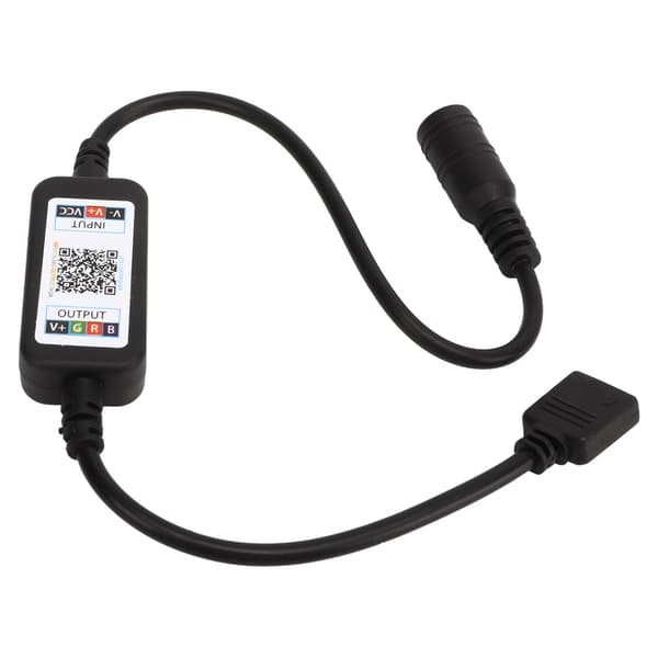 2 st Mini LED-kontroller Bluetooth RGB Musik Kontroller USB 5V DC 5‑24V 4 Pin LED-kontroll För 5050 LED-strip Lights