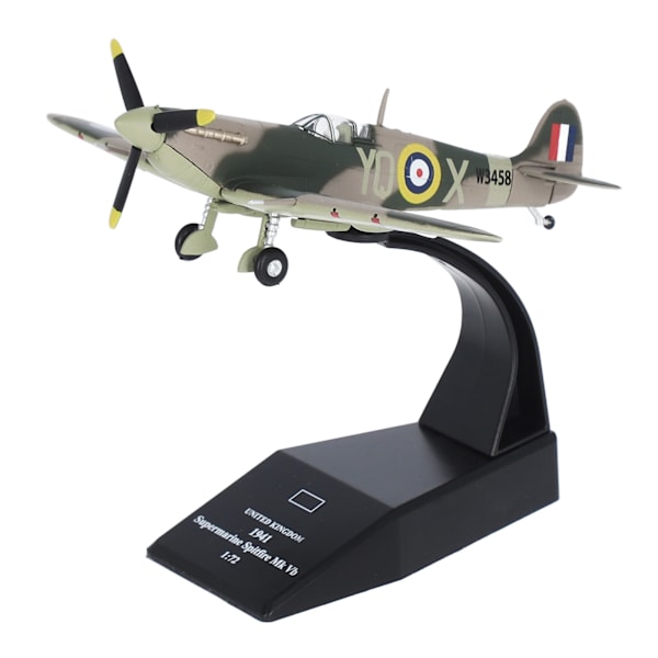 1:72 Skala Stridsflygplan Modell Livslik Dekoration Simulerad Legering Flygplan Modell Leksak