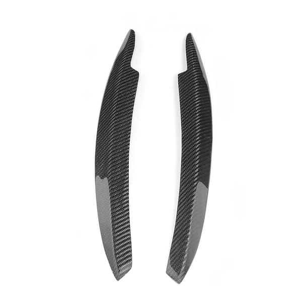 2 st Kolfiber Strålkastar Ögonbryn Ögonlock Trim för MK6