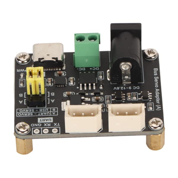 Busservodriverkort 9 til 12,6V inngang UART 5,5x2,1mm DC plassbesparende busservoadapter for ST SC-serien