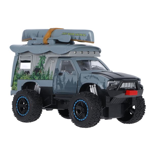 Maastoauto Malli 1/24 Mittakaavassa Seos Eläväinen Kestävä Lasten Autolelu Lahjaksi Sininen Harmaa