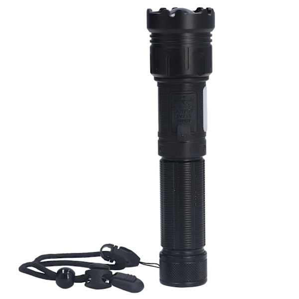 LED-leirintävalaisin 5000LM Super Bright Magnetic Telescopic Zoom Vedenpitävä taskulamppu hätätilanteisiin ulkona