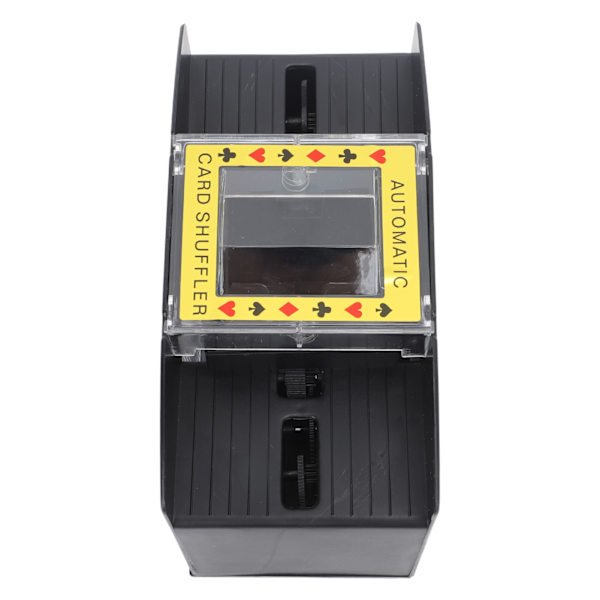 Automatisk kortstokkblander for 4 kortstokker, batteridrevet, rask kortblandingsmaskin for hjemmefester
