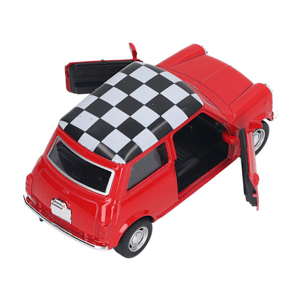 1/32 Vetopeltiauto Simuloitu Söpö Seosajoneuvomalli Lelu Avattavilla Ovilla Automallikokoelman Koriste-esineille Punainen