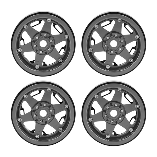 4 st 2,2 tum Aluminiumlegering RC Hjulnav Universal Ersättningsnav för 1/10 RC Simuleringskrypare Titan