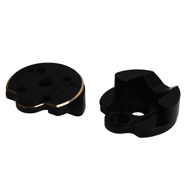 Styreknude Portal Cover Messing Portalhus Vægte til SCX10 III Capra 1/10 RC Crawler 2 stk