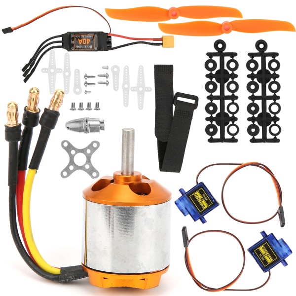 2217 KV1100 Motor 1060 Propell 9G Servo 40A XT60 ESC Kit for fjernkontrollhelikopter